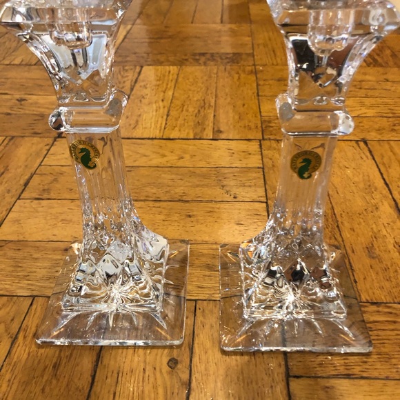 BRAND NEW Waterford Lismore 8in Candlestick, pair - Picture 4 of 5